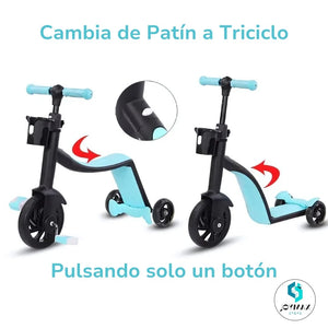 Patín Scooter 3 en 1